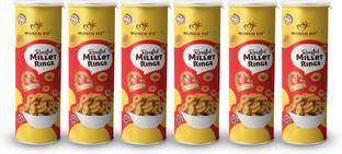 Munch Fit Roasted Healthy Snack | Tangy Tomato Millet Rings