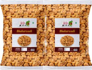 90's MILL Marwar Bhakarwadi Bikaneri | Classic Rajasthani Bhakarwadi Snack-150g*2Pack