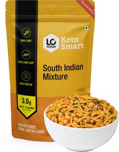 Lo! Foods Keto South Indian Mixture | Keto Snacks for Keto Diet | Sugar Free Namkeen