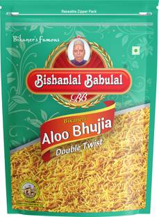 Bishanlal Babulal Aloo Bhujia 400Gm Tasty Bikaneri Namkeen Healthy Snack