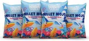 Yummy Valley Millet Mojo Tomato Chilli Bites | Healthy & Guilt Free Snacks for Kids & Adults