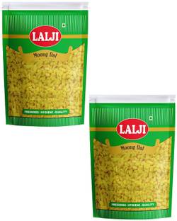 lalji Moong Dal 800Gm (400Gm x 2) Bikaneri Namkeen Spicy and Crispy Healthy Snack