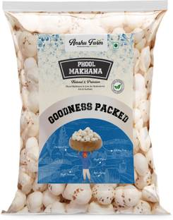 anshu farm Phool Makhana (Fox Nuts) | 100% Natural & Crispy | Healthy Snack