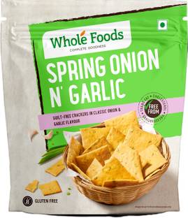 Whole Foods SNACKS SPRING ONION GARLIC CRACKER