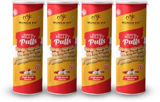 Munch Fit Healthy & Roasted Millet Puffs | Chilli Garlic