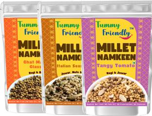 TummyFriendly Foods TummyFriendly Millet Namkeen. Healthy Snacks for Kids: ChatItalianTangy3x70