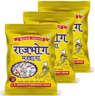 Rajbhog Tasty Plain Makhana No Added Artificial Flavours | Healthy Snacks