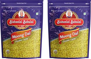 Bishanlal Babulal Moong Dal 800Gm (400Gm x 2) Tasty Bikaneri Namkeen Healthy Snack