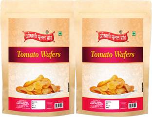 okhli musal brand Maya Rashtra Tomato Peri Peri Potato Chips Aloo Chips Wafer Snacks-150g*2Pack