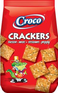 CROCO Snacks Crackers With Sesame And Poppy Seeds Perfect Snack for Any Occasion