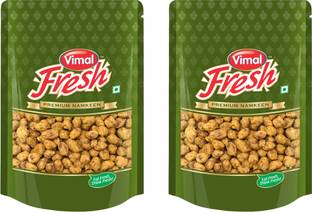 VIMAL Fresh Sing Bhujiya - Authentic Indian Peanut Snack, 400gm x 2 - Crunchy