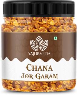 Yajurveda Roasted Chana Jor Garam Namkeen Cruncy Tasty Traditional Indian Snacks
