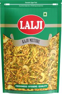 lalji Kaju Mixture 400Gm Bikaneri Namkeen Spicy and Crispy Healthy Snack