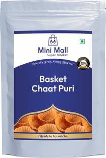 MINIMALL SUPER MARKET Basket Chat Puri/Katori Chat Puri/Fried Delhi Chat Puri (30 Piece)