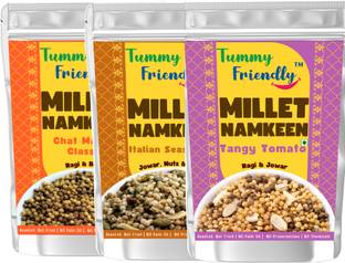 TummyFriendly Foods TummyFriendly Millet Namkeen. Healthy Snacks for Kids: ChatItalianTangy3x70