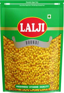 lalji Boondi 400Gm Bikaneri Namkeen Spicy and Crispy Healthy Snack