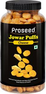 Proseed Jowar Puffs Cheese, 150g Slow Roasted Healthy Snack |Gluten Free,