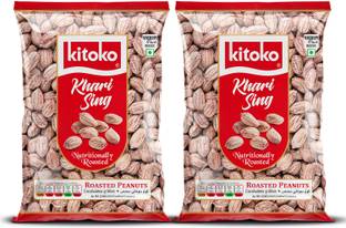 Kitoko Vacuum Packed Roasted Peanuts | Namkeen Khari Sing | Crunchy Moongfali Singdana