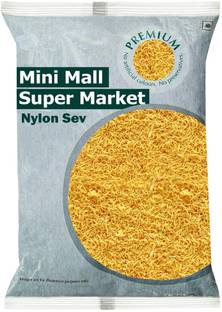 MINIMALL SUPER MARKET Nylon Sev/Barik Sev For Bhel Chaat and Sevpuri Chat Papdi Sev/Non Spicy Sev