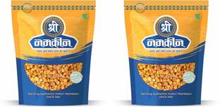 Shree Namkeen Chana dal - Spicy and Crunchy Snacks, Indore Special - Pack of 2, 400gm Each
