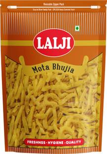 lalji Mota Bhujia 400Gm Bikaneri Namkeen Spicy and Crispy Healthy Snack