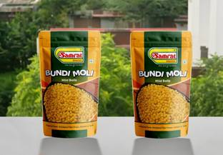 SAMRAT Bundi Moli Mild Balls Magic of Crunchy & Crispy Namkeen for Chaat & Raita Snacks