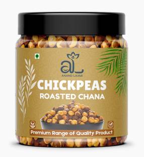 AL Anand Laxmi Roasted Chana Desi Chickpeas Organic Healthy Crunchy Vegan High Protein Snack