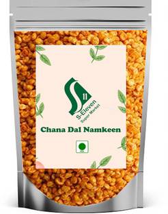 S इलेवन सुपर मार्केट क्रिस्पी & स्पाइसी स्प्लिट चिकपीज नमकीन/चना दाल नमकीन