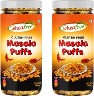 wheafree Gluten Free Masala Puffs | Delicious, Ready to Eat Snacks | Crispy and Crunchy