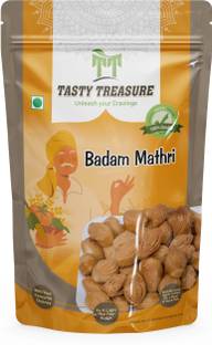 TASTY TREASURE Badam Mathri | Chai Time Snacks | Ready to Eat Mathri Snacks | Mini Badam Matthi