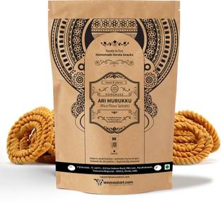 looms & weaves Ready To Eat Ari Murukku/Rice Flour Spirals - 250 Grams
