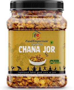 FoodEmporium Chana jor Garam | Chana Garam | Bhel Sev (JAR PACK)