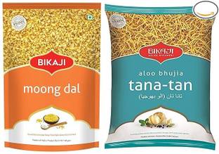 बिकाजी मूंग दाल 200g एंड तना टैन आलू भुजिया 200g