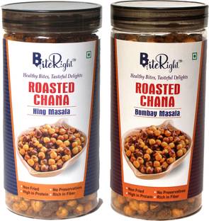 BiteRight Roasted Chana Combo of Hing & Bombay Masala