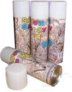 Shmaya White Snow Decorative Party Spray ( (Pack of 4) Snow Spray