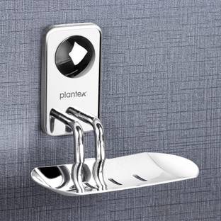 Plantex Platinum Stainless Steel Soap Dish - Soap Stand - Bathroom Soap Holder - Bathroom Accessories