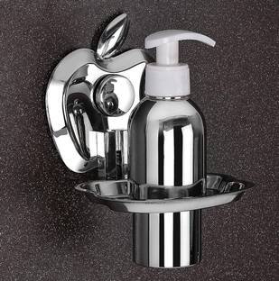iSTAR Liquid Soap Dispenser, Shampoo Dispenser, 304 Grade Stainless Steel with Chrome Finish 300 ml Soap Dispenser