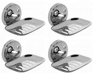 LABATHWAYS Premium Stainless Steel Dish Holder Soap Stand (Pack of 4)