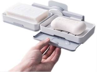 Flipkart SmartBuy Soap Stand for Bathroom with Removable Drain Tray Plastic Toothbrush Holder