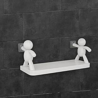 Xena Buddy Wall Mounted Plastic Bathroom Accessories Wall Shelf Plastic