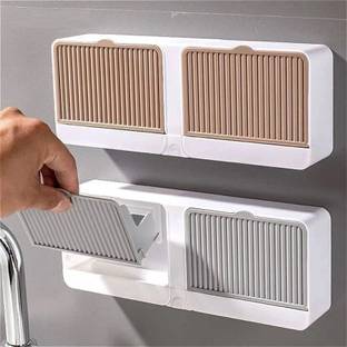 Ipsit Double Bar Soap Dish with Drainage Box