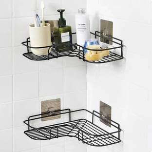 Bliss Kitchen Stainless Steel Soap Dish Sponge Holder Self Adhesive Wall Mounted