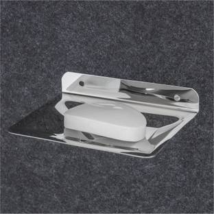 JK Trend tainless Steel Single and Single Square Soap Dish/Soap Case