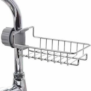 Uratech ® Soap, Sponge Holder, Stainless Steel Sink Caddy Organizer, Tap Organiser