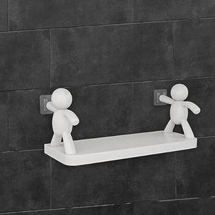Xena Buddy Wall Mounted Plastic Bathroom Accessories Wall Shelf Plastic