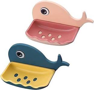 Sahaj Enterprise Plastic Soap Holder Beautiful Fish Shape Bathroom Accessory