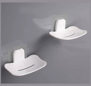 kroywen Soap Holder for Bathroom - Self-Adhesive Wall-Mounted Soap Case