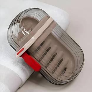 rich mart Travel Leakproof Shower Soap Box Bathroom With Durable Lid And Convenient Handle