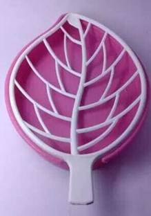 Radha Waterproof Plastic Beetel Leaf Shape Soap Holder with Draining Trayx2.95