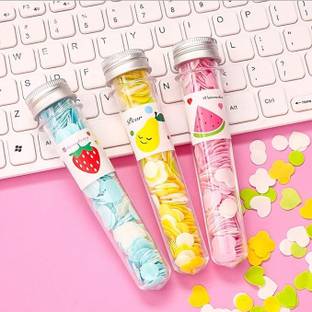 KHILONEWALA (1Piece) Scented Portable Tube Petals Paper Soap For Home,Travel,Skin Friendly